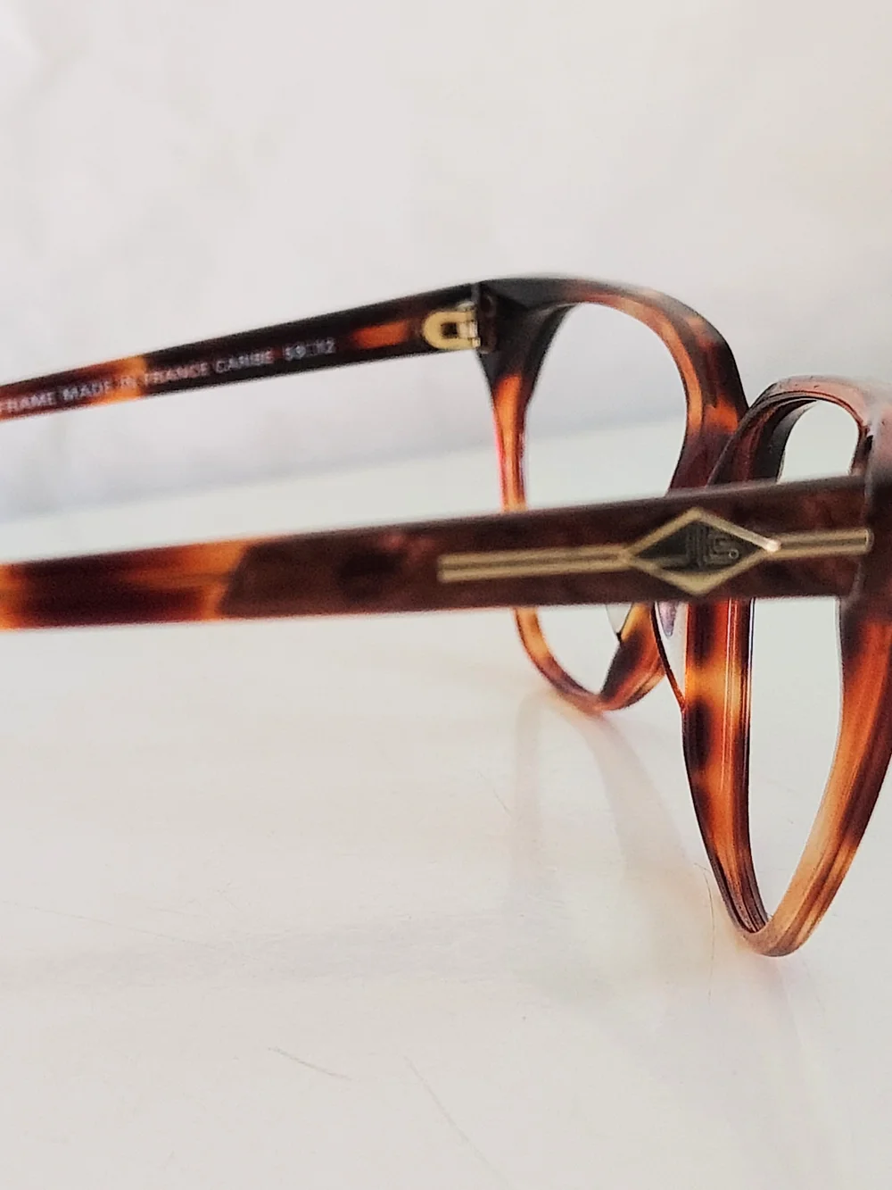 Vintage Jean Louis Scherrer Paris Tortoise Shell Eyeglass Frames Designer France